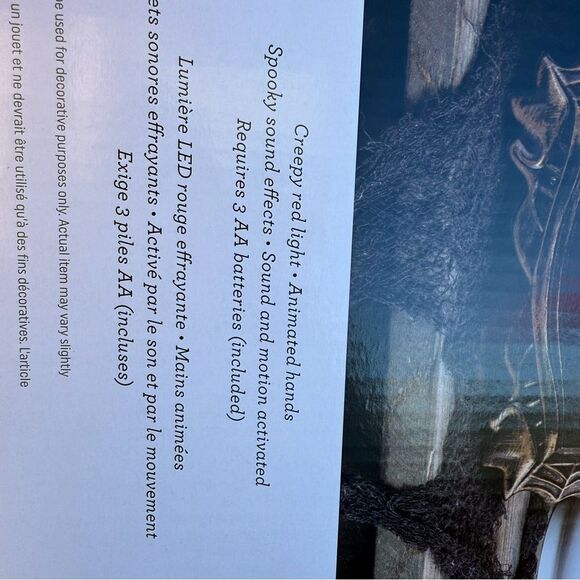 NEW Spooky Red Ghostly Illuminated Haunted Mirror 14x11 - Picture 4 of 6